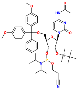 (image for) MC082202 5'-O-DMT-2'-O-tert-butyldimethylsilyl-N4-acetyl-cytidine 3'-CE phosphoramidite